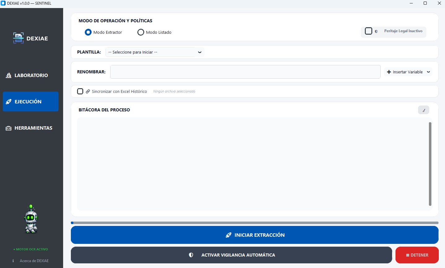 Módulo Ejecución de DEXIAE