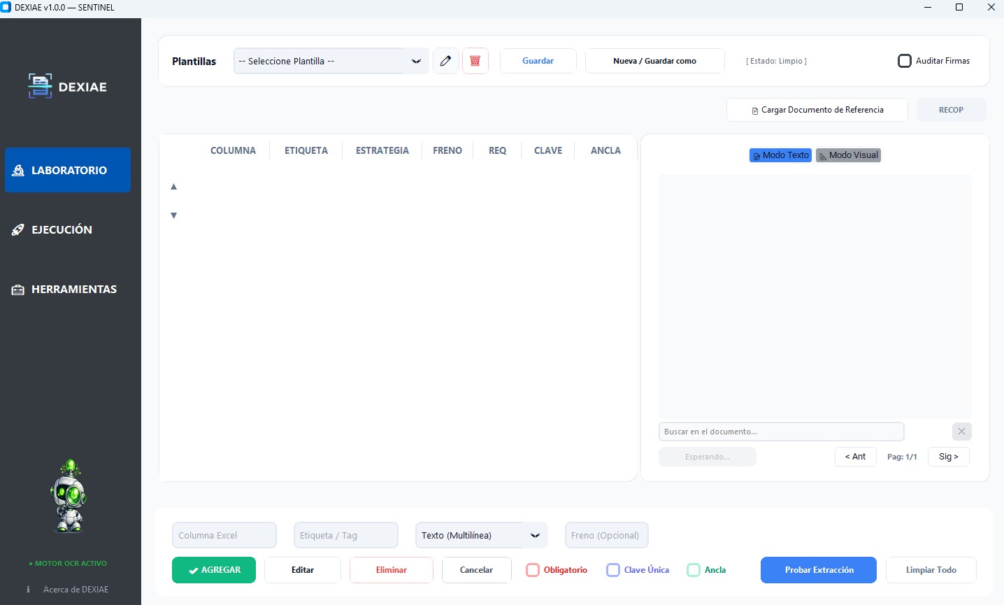 Módulo Laboratorio de DEXIAE
